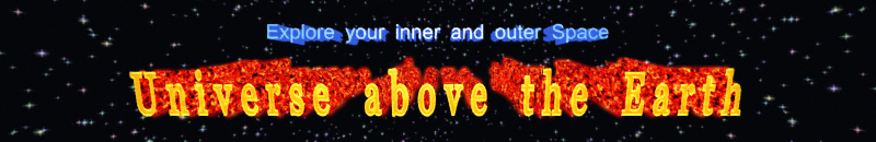 Explore your inner and outer Space. Universe above the Earth.