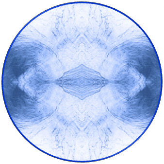 Single Eye Within Blue Mind